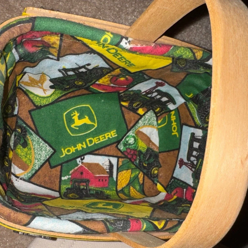 John Deere Longaberger Basket - Picture 3 of 5